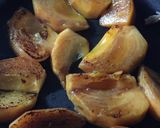 柿と豚肉の秋色炒め作り方5写真