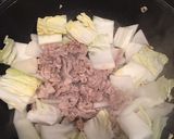 鍋の余り物であったか豚肉白菜あんかけ作り方5写真