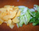 柿とセロリのおかかポン酢和え作り方1写真