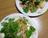 パクパクパクチー(*^^*)塩焼きそば♪作り方5写真
