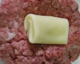野菜なしでもok✨チーズインハンバーグ！作り方1写真