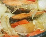 フライパンで鮭と白菜のちゃんちゃん焼き風作り方6写真