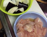 から揚げと茄子のピリ辛香味ダレ作り方2写真
