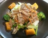 特製ソースのハンバーグ温野菜サラダ作り方5写真