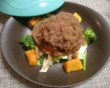特製ソースのハンバーグ温野菜サラダ作り方6写真