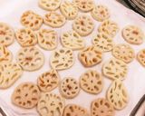サクッともちもち。蓮根と柿の肉巻き揚げ作り方2写真