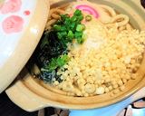 あったまるゥ～【たぬき味噌鍋焼きうどん】作り方5写真