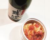 クズマグロとキムチのごま油和え。作り方1写真
