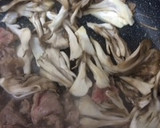 舞茸と牛肉のバター風味和風パスタ作り方3写真