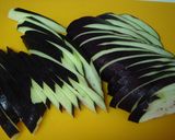 茄子の甘辛そぼろあんかけ作り方1写真