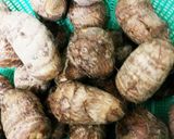 里芋(頭芋)の簡単甘味噌からめ♪作り方1写真
