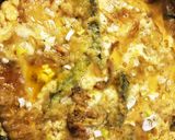 簡単！残った天ぷらリメイク❃卵とじ丼♪作り方3写真