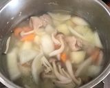 かける派☆クリームシチューのオムライス風作り方3写真