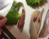 簡単！ほうぼうの梅肉大葉巻き揚げ作り方3写真