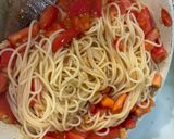 イタリアンパセリとトマトのパスタ作り方10写真