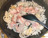 蓮根・豚肉・木耳・卵の中華風炒め作り方4写真