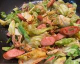 キムチ焼きうどん作り方3写真