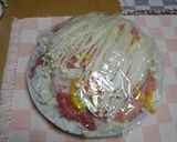 豚肉とキャベツの重ねレンジ蒸し作り方3写真