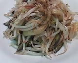 もやしと茄子のにんにく炒め作り方4写真