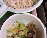 白菜漬物の焼きうどん作り方1写真