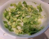 セロリとベーコンのカラマンシー風味パスタ作り方1写真