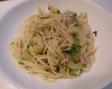 セロリとベーコンのカラマンシー風味パスタ作り方6写真
