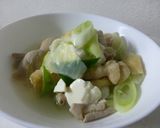 白だしと中華だしで☆お手軽簡単モツ鍋作り方8写真
