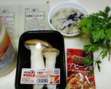 結び蒟蒻入りでヘルシー♪牡蠣のアヒージョ作り方1写真