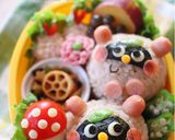 キャラ弁＊簡単♪たぬきおにぎりの秋弁当作り方5写真
