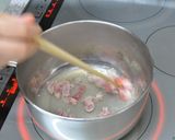 しろ菜と豚肉の甘辛煮作り方2写真