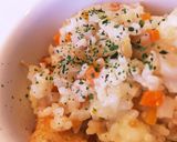 かける派☆一緒に炊くだけシチューリゾット作り方5写真