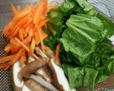 小松菜の野菜炒め作り方1写真