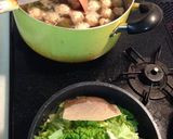 鶏肉のつみれとかぶの味噌汁作り方2写真