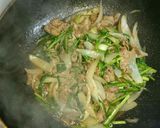 牛肉とオイスターソースの炒めもの作り方3写真