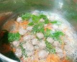 犬ご飯　ラム肉とセロリの葉のスープかけ作り方2写真