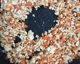 鶏にんじんそぼろ ほっこり味噌味作り方3写真