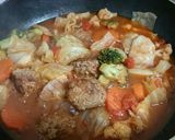 肉団子の具だくさんトマト煮作り方7写真