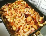 お弁当や副菜に☆簡単1品♪豆ケチャ炒め作り方3写真