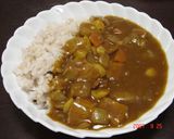 笑顔になる＾＾我が家のサツマイモカレー作り方6写真