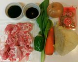 豚肉とキャベツのおかかソース炒め作り方1写真