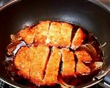 豚カツの卵とじ作り方5写真
