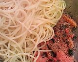 スモークサーモン・明太レモン風味パスタ作り方3写真