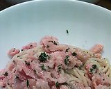 スモークサーモン・明太レモン風味パスタ作り方5写真