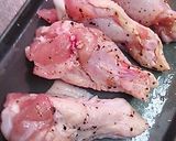 鶏手羽元塩胡椒焼き作り方1写真