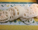 白菜と豚肉とレンコンと油揚げの重ね鍋作り方1写真