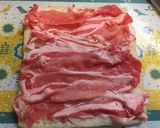 白菜と豚肉とレンコンと油揚げの重ね鍋作り方5写真
