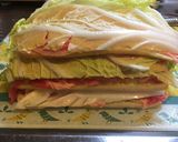白菜と豚肉とレンコンと油揚げの重ね鍋作り方7写真