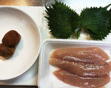 ヘルシー！ささみの青しそ挟み焼き梅肉のせ作り方1写真