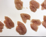 ヘルシー！ささみの青しそ挟み焼き梅肉のせ作り方3写真