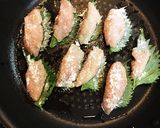 ヘルシー！ささみの青しそ挟み焼き梅肉のせ作り方7写真